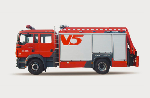 شاحنة إطفاء الإنقاذ