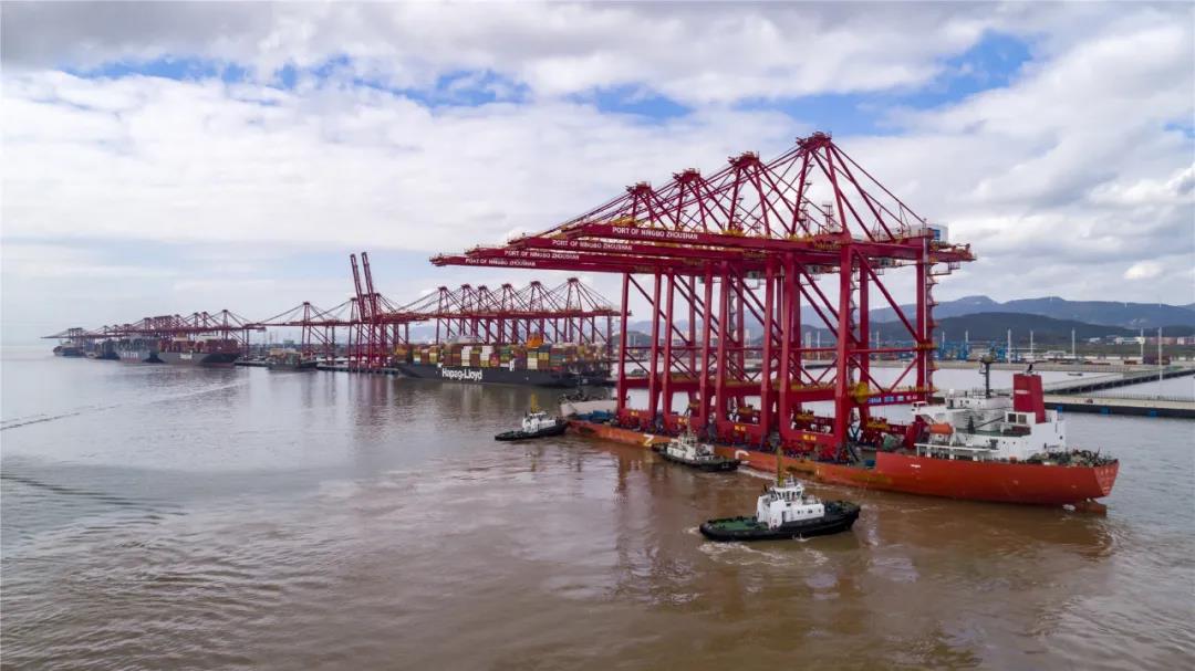 宁波舟山港这个码头单小车远控自动化桥吊全国最多！